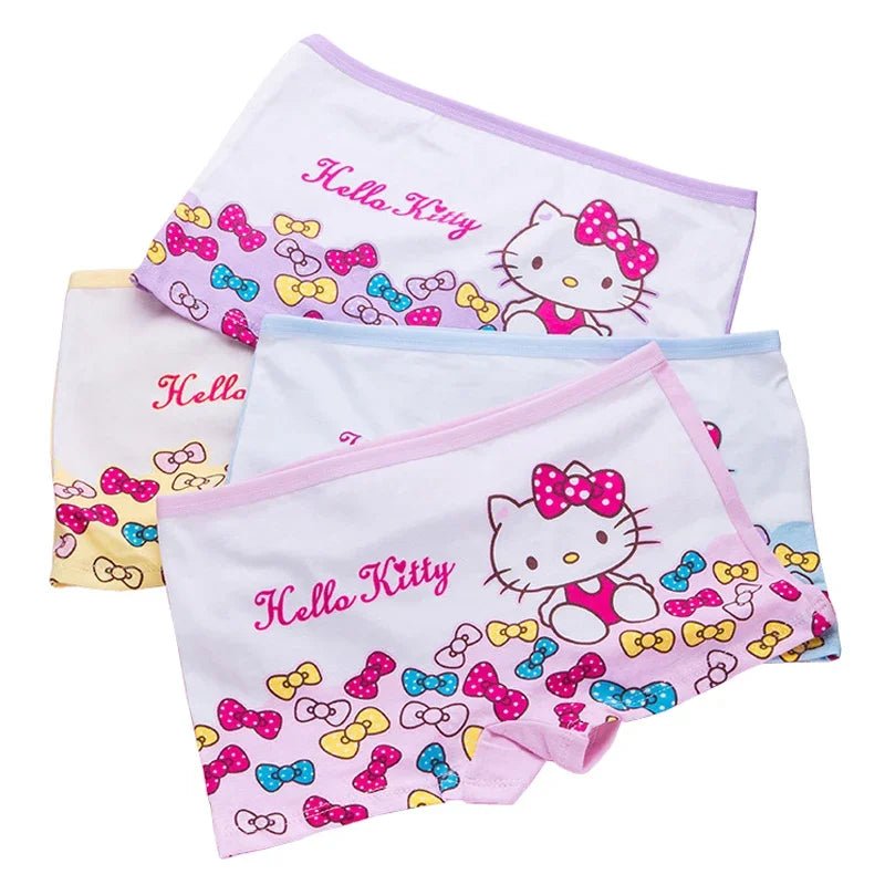 4-Pack Calcinhas Infantis #HelloKitty 100% Algodão Tam: 2-10 anos - Mãe Compra De Mãe
