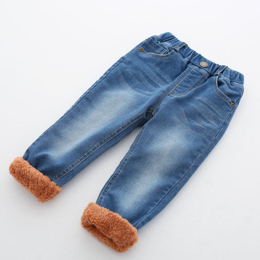 Calça Jeans Infantil Peluciada #meninos (1-5 anos) #Inverno #toddlers - Mãe Compra De Mãe