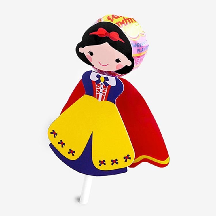 Kit com 30 Capinhas de Pirulito Festa Infantil Tema Princesas - Mãe Compra De Mãe