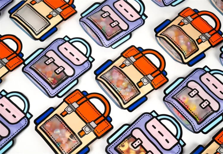 Kit de Saquinhos Zip Lock Estilo Cartoon para Armazenar Lanche da Escola ou Lembracinha de Aniversário - Opções com 10 ou 100 unidades - Mãe Compra De Mãe