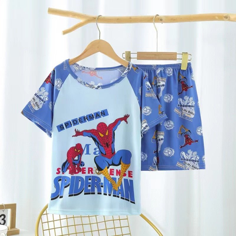 Pijama Infantil Homem Aranha Manga Curta - Tam 3 a 12 Anos - Mãe Compra De Mãe