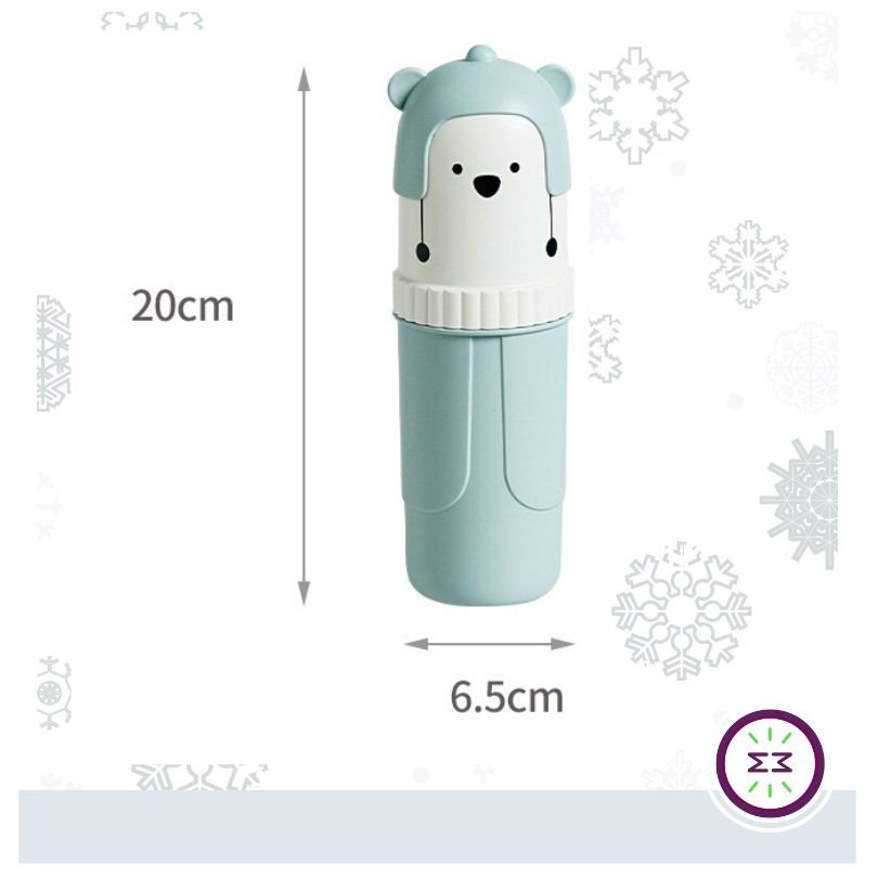 Porta Escova de Dentes Urso Polar - Mãe Compra De Mãe