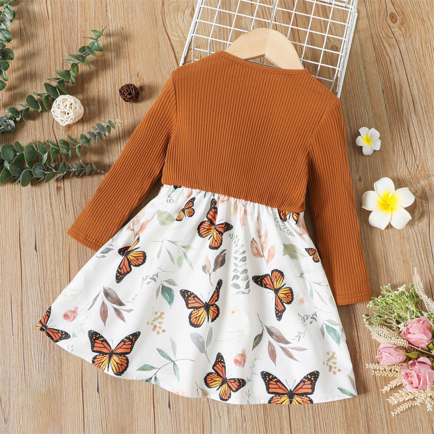 18m-6anos | Vestido Infantil #Butterfly - Mãe Compra De Mãe