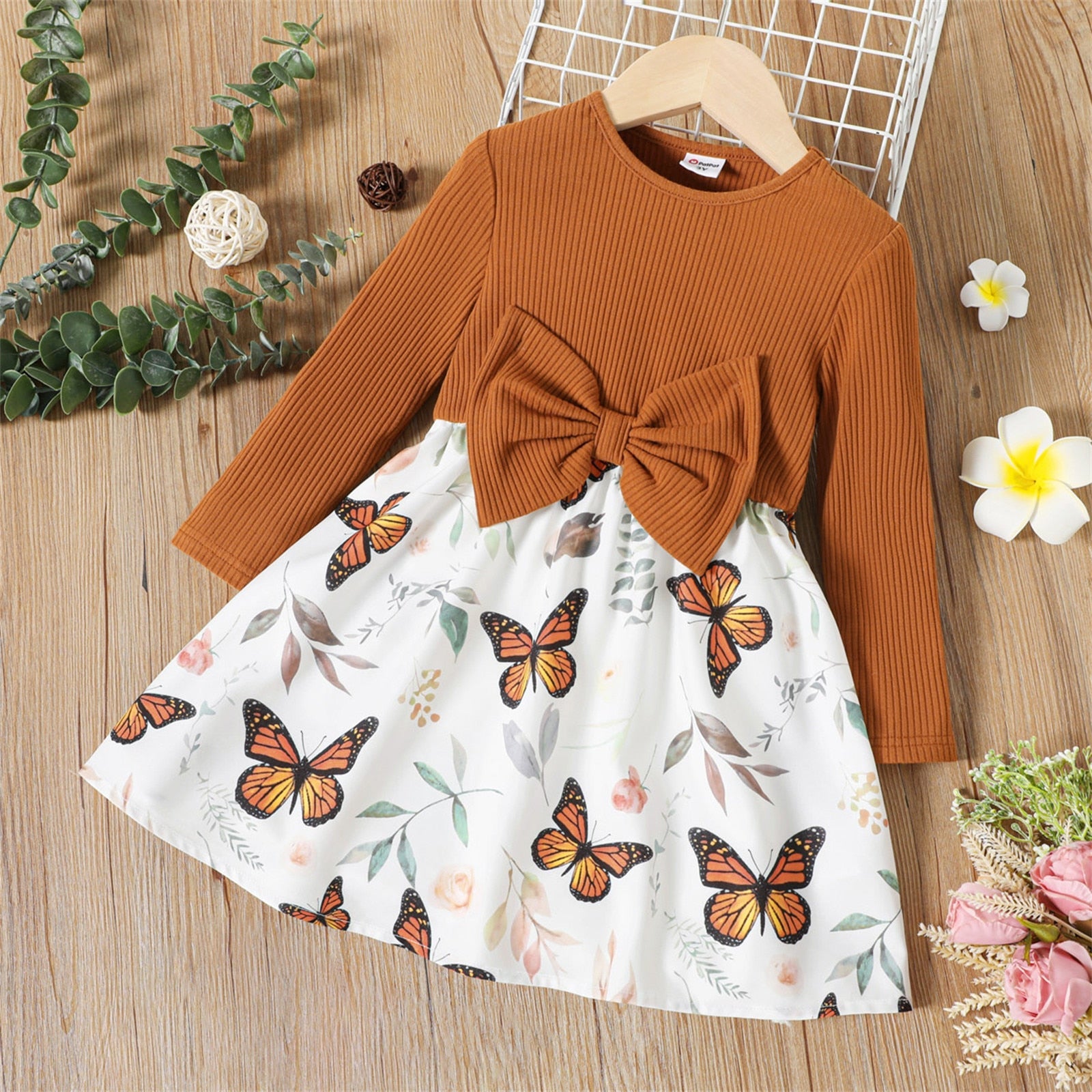 18m-6anos | Vestido Infantil #Butterfly - Mãe Compra De Mãe