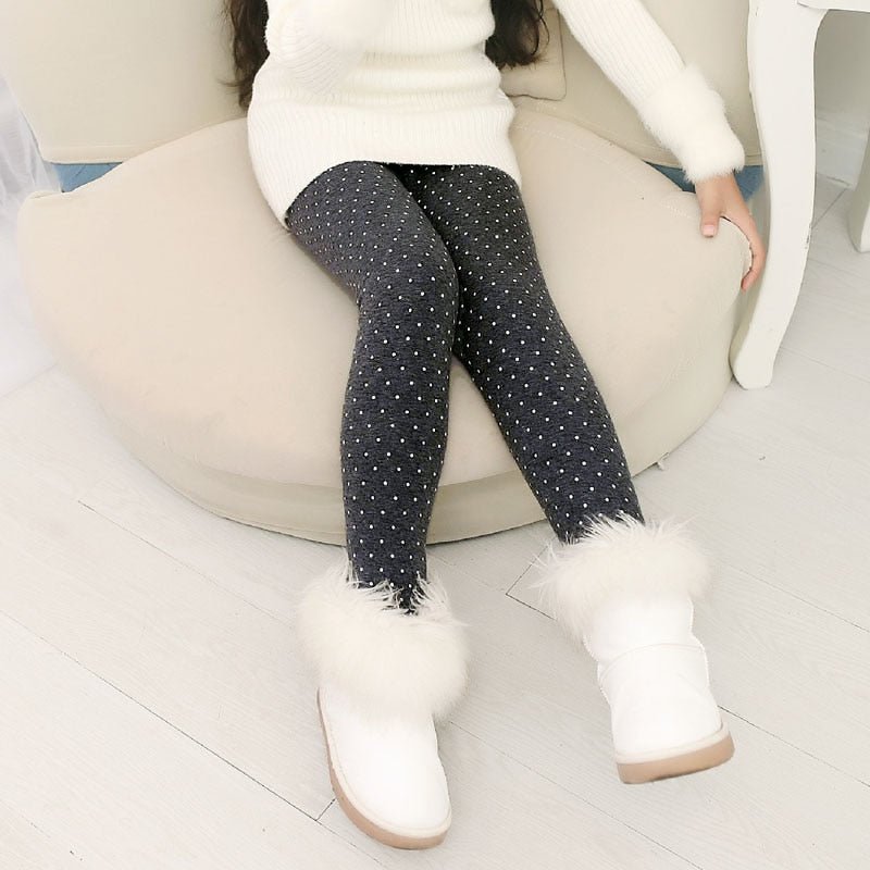 3-10 anos | Calça Legging Infantil Peluciada #Inverno - Mãe Compra De Mãe