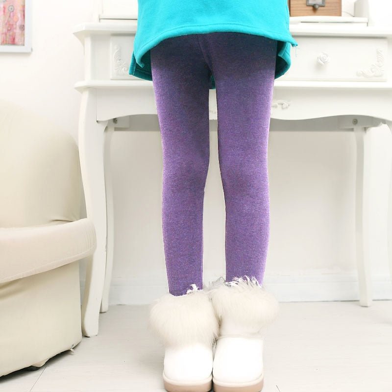 3-10 anos | Calça Legging Infantil Peluciada #Inverno - Mãe Compra De Mãe