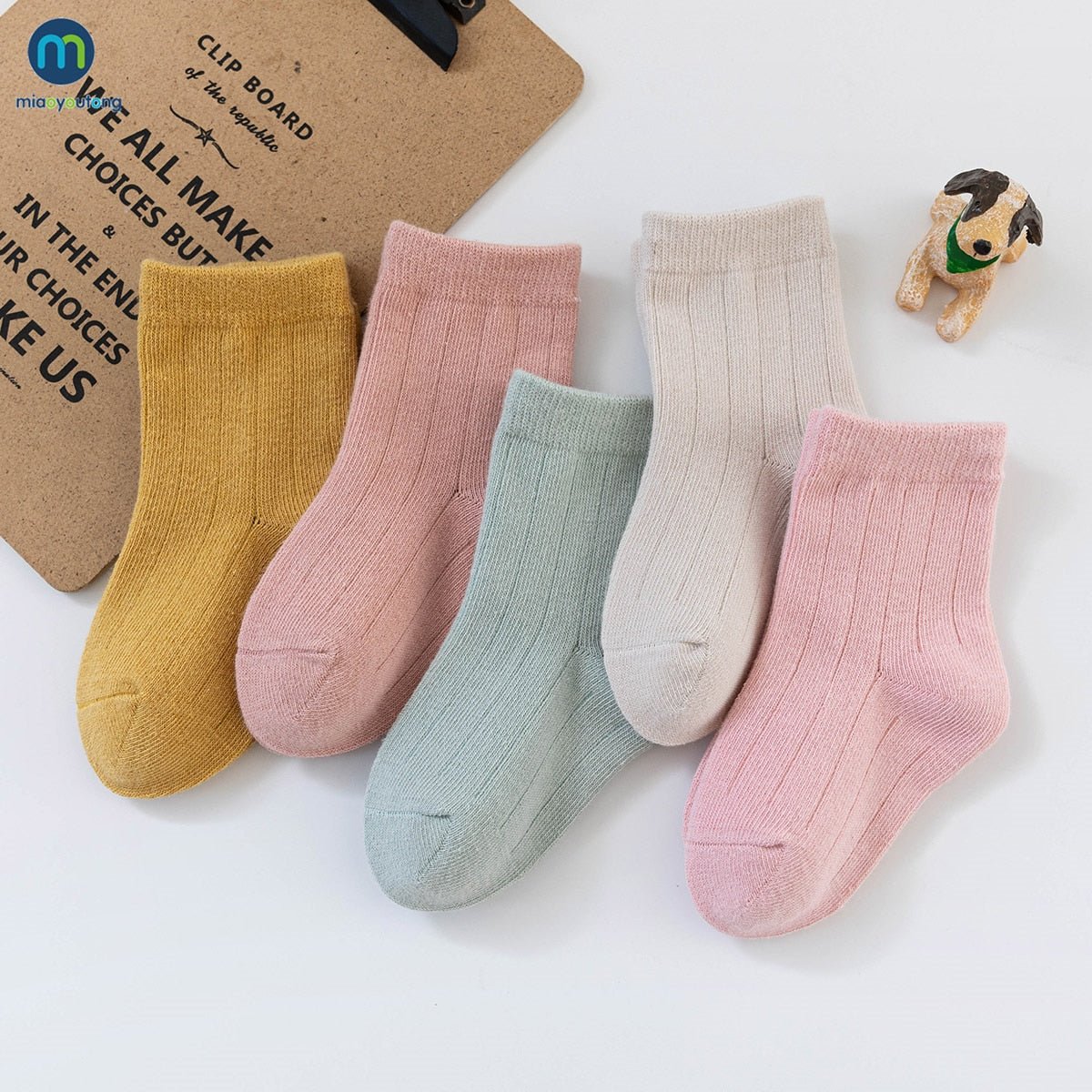 5 Pares de Meia Infantil Scandi Colors - Mãe Compra De Mãe