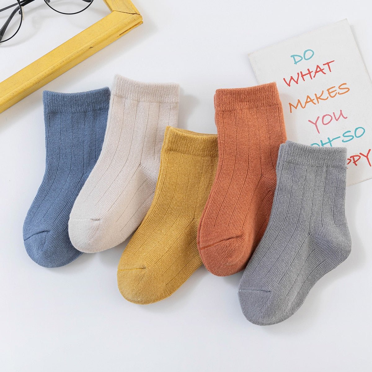 5 Pares de Meia Infantil Scandi Colors - Mãe Compra De Mãe