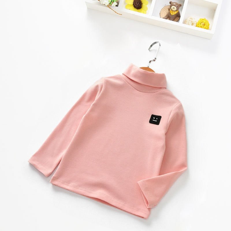 Blusa Infantil Gola Alta 100% Algodão Tam: 1-6 anos - Mãe Compra De Mãe