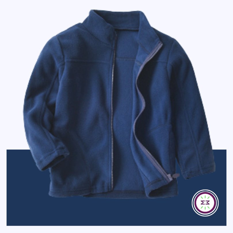 Blusão Fleece Infantil Blue / Tam 2-8 anos - Mãe Compra De Mãe