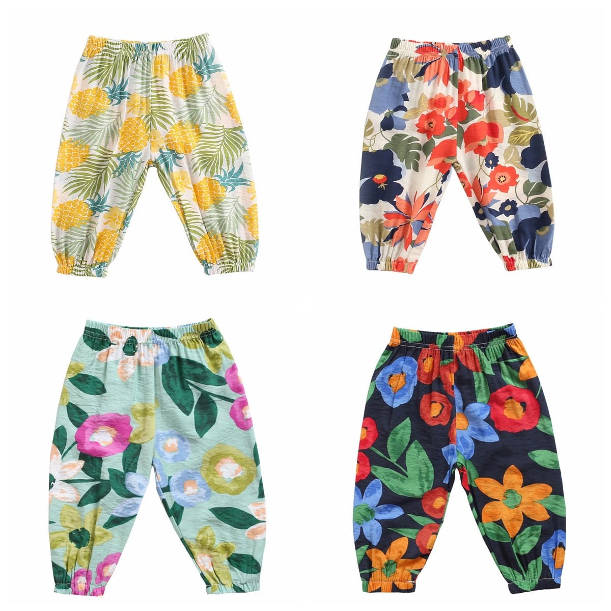 Calça de Bebê Estampada Floral #Primavera Verão #Leve4pague3 - Mãe Compra De Mãe