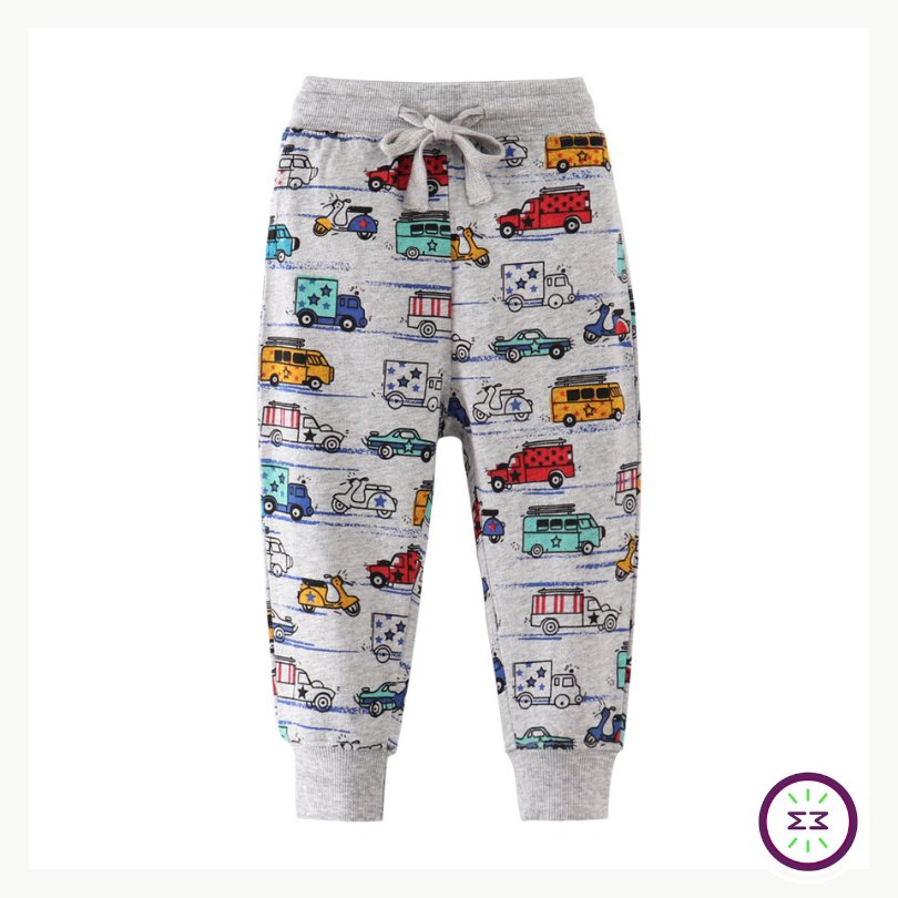 Calça de Moletom Infantil 100% Algodão | Diversas Estampas #meninos | Tam: 1-7 anos - Mãe Compra De Mãe