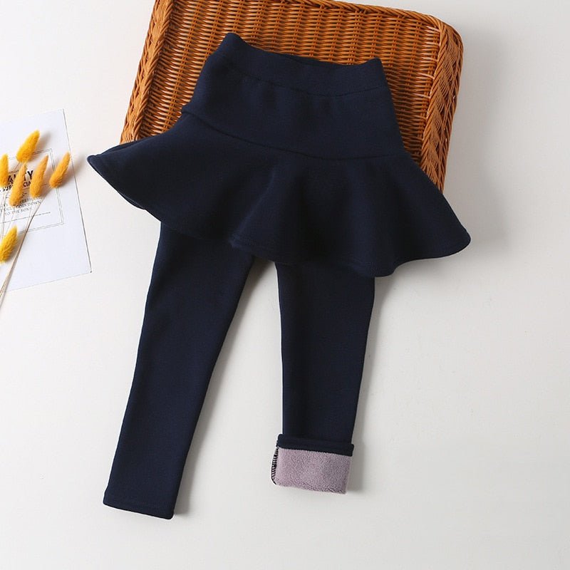 Calça Legging Saia Infantil Aveludada #OutonoInverno - Tam 2-8 anos - Mãe Compra De Mãe