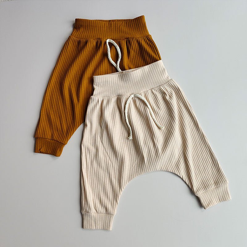 Calça Saruel #Bebê Canelada 100% Algodão #unissex Tam: 6M-3 anos #leve4pague3 - Mãe Compra De Mãe