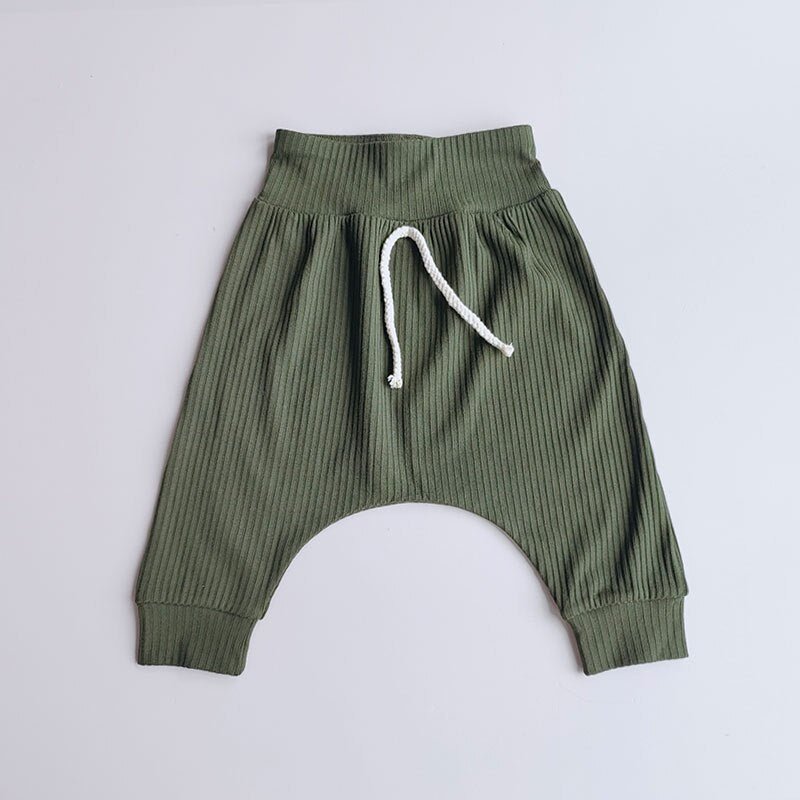 Calça Saruel #Bebê Canelada 100% Algodão #unissex Tam: 6M-3 anos #leve4pague3 - Mãe Compra De Mãe