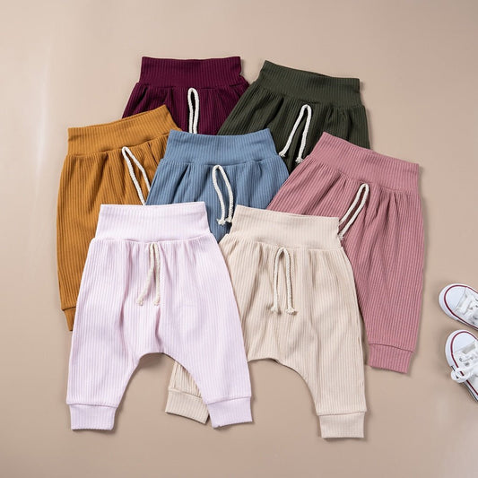 Calça Saruel #Bebê Canelada 100% Algodão #unissex Tam: 6M-3 anos #leve4pague3 - Mãe Compra De Mãe