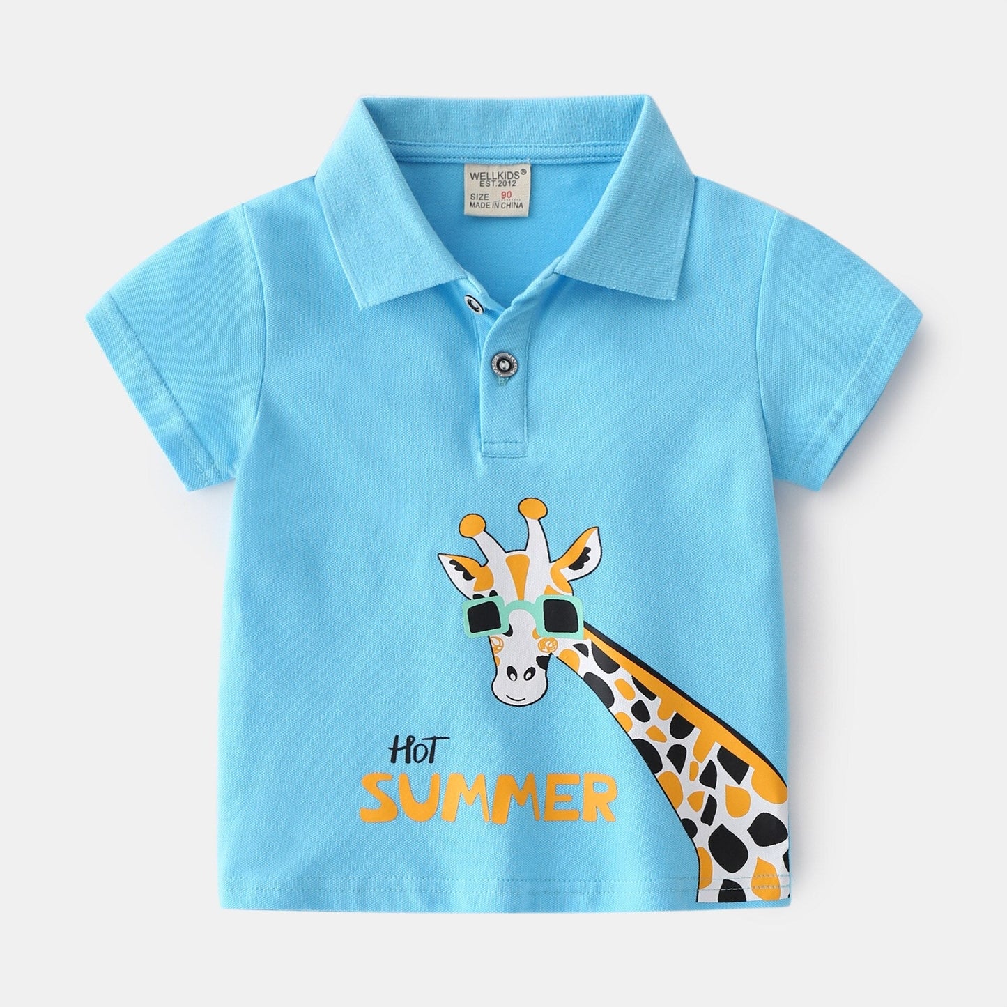 Camisa Polo Infantil Zoo - Tam 12m 6 anos - Mãe Compra De Mãe