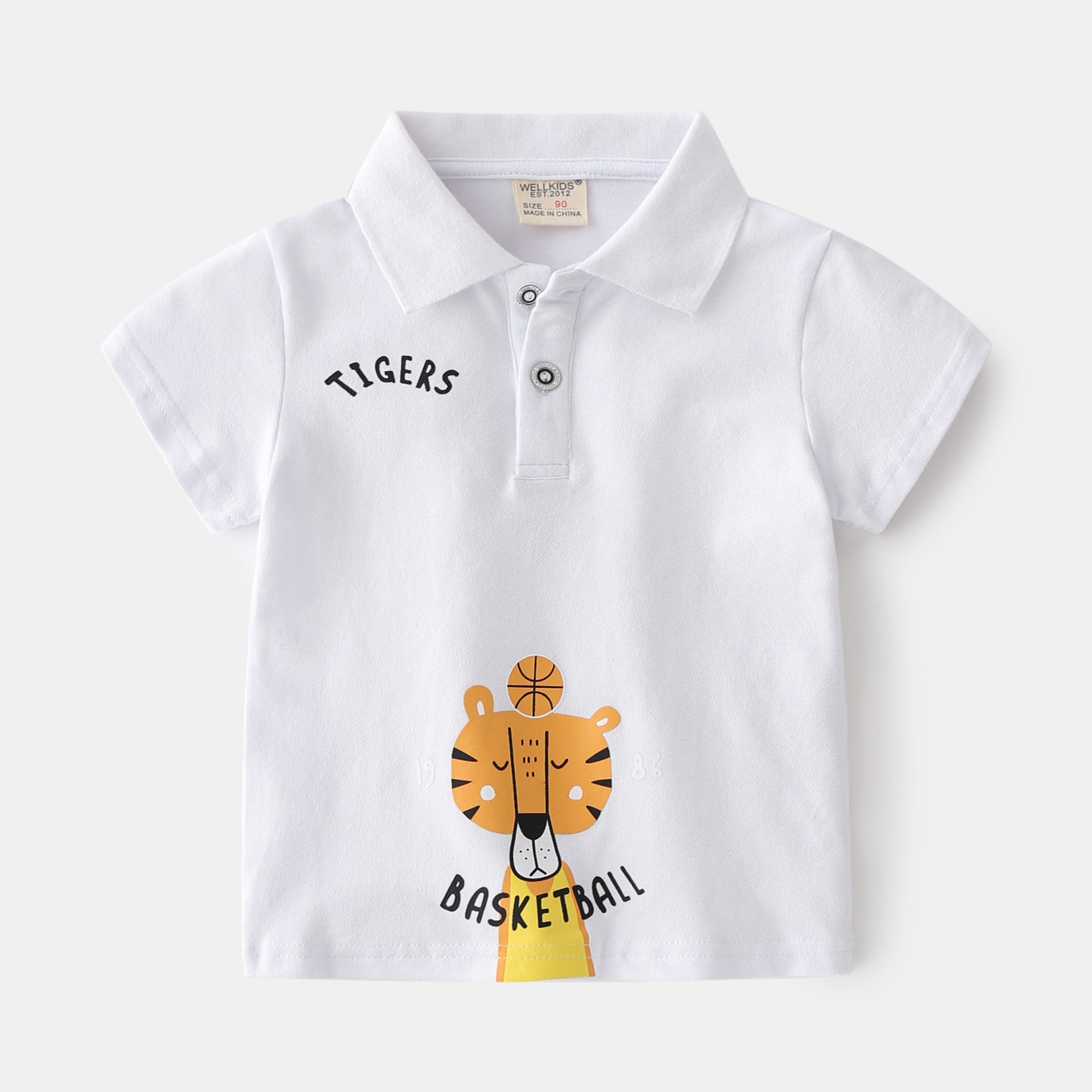 Camisa Polo Infantil Zoo - Tam 12m 6 anos - Mãe Compra De Mãe