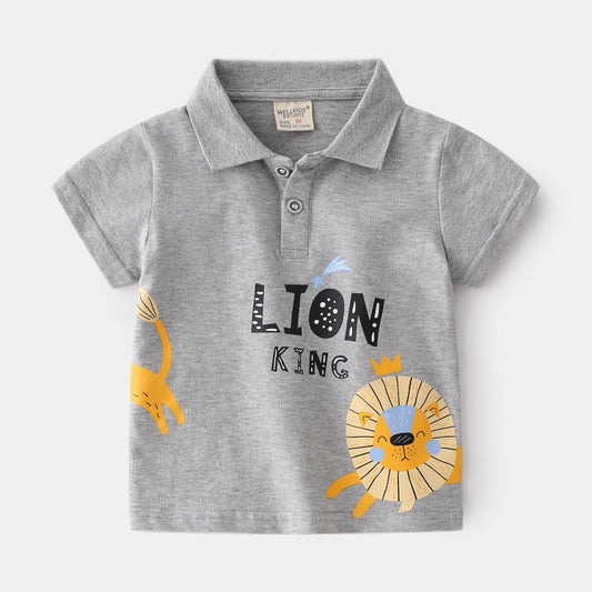 Camisa Polo Infantil Zoo - Tam 12m 6 anos - Mãe Compra De Mãe