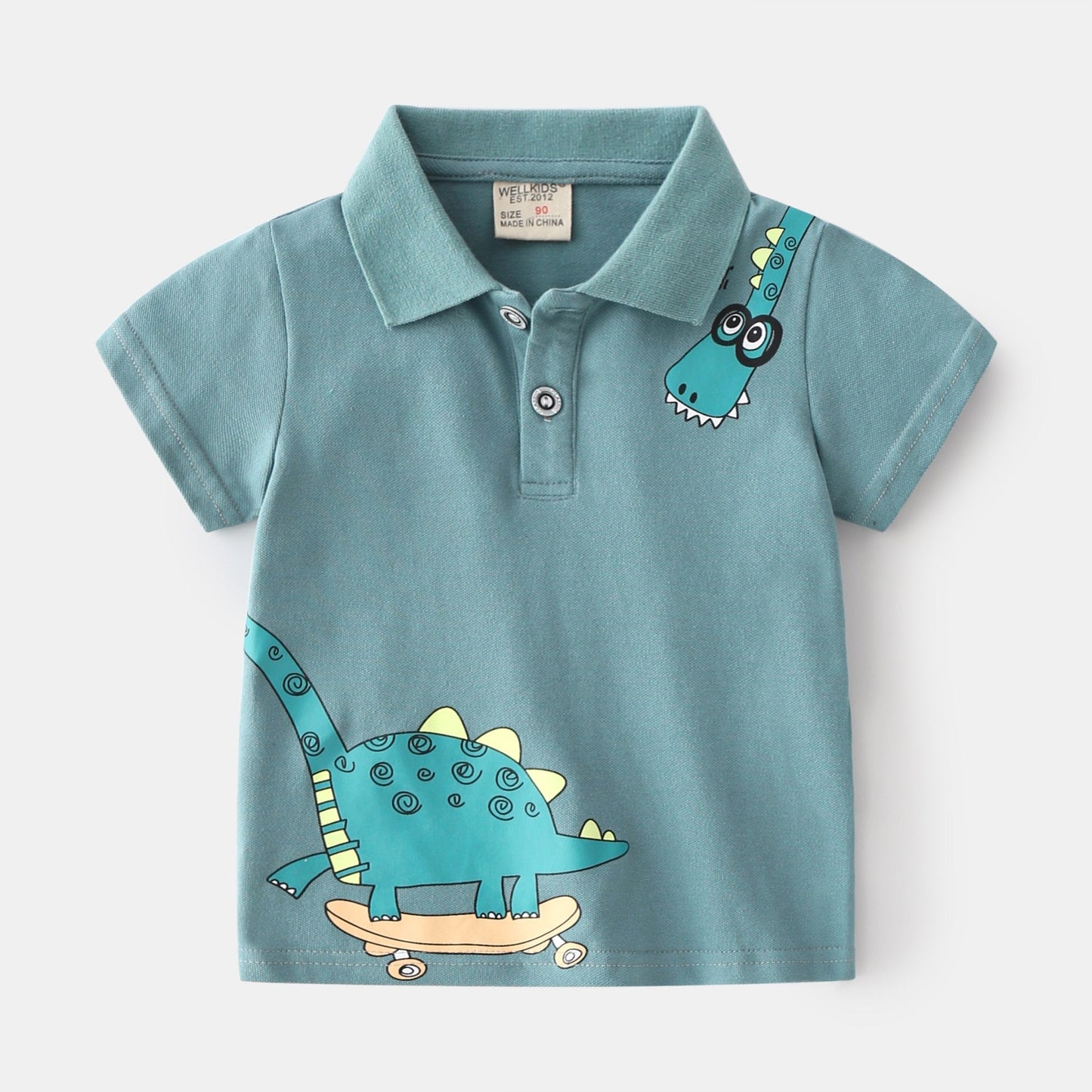 Camisa Polo Infantil Zoo - Tam 12m 6 anos - Mãe Compra De Mãe