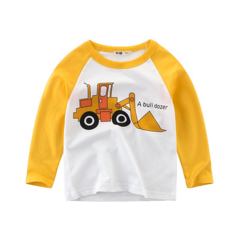 Camiseta Infantil Construtores - Manga Longa - Tam: 1-9 anos - Mãe Compra De Mãe