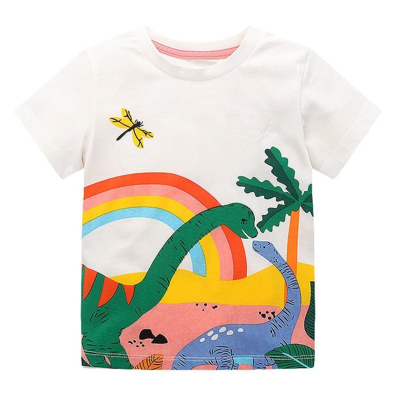 Camiseta Infantil de Algodão 2-7 anos | Diversos Modelos #Verão - Mãe Compra De Mãe