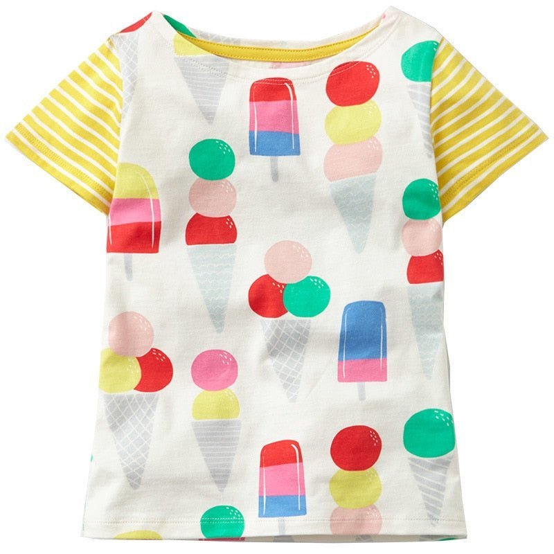 Camiseta Infantil de Algodão 2-7 anos | Diversos Modelos #Verão - Mãe Compra De Mãe