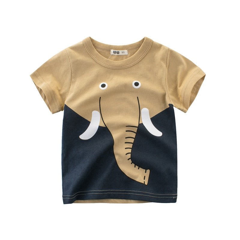 Camiseta Infantil Manga Curta Wild Animals - Mãe Compra De Mãe