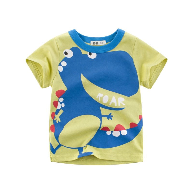 Camiseta Infantil Manga Curta Wild Animals - Mãe Compra De Mãe