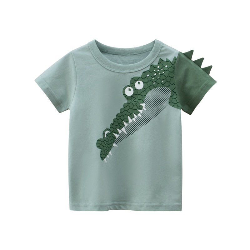 Camiseta Infantil Manga Curta Wild Animals - Mãe Compra De Mãe