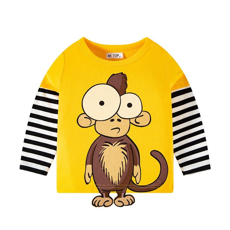 Camiseta Infantil Manga Longa Safari - Mãe Compra De Mãe