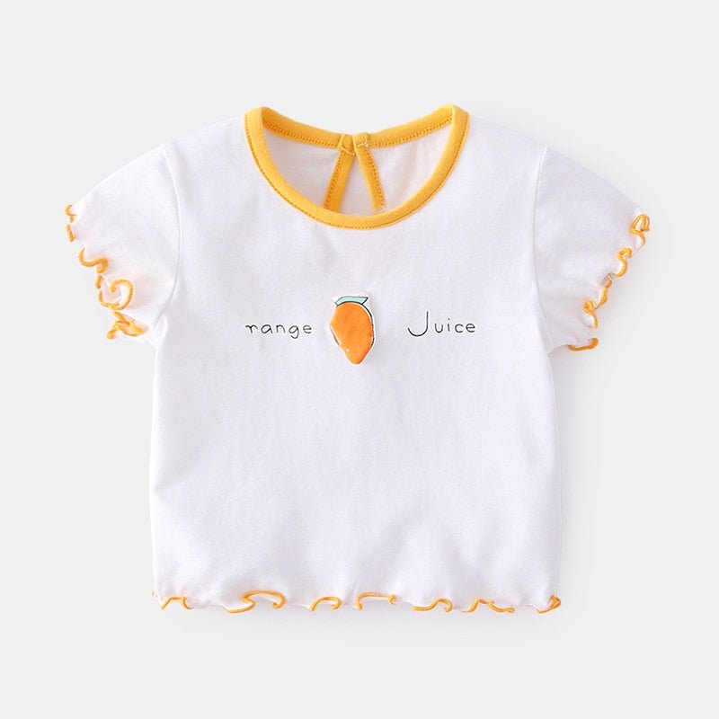 Camiseta Infantil Menina Verão - Tam: 1-3 Anos - Mãe Compra De Mãe