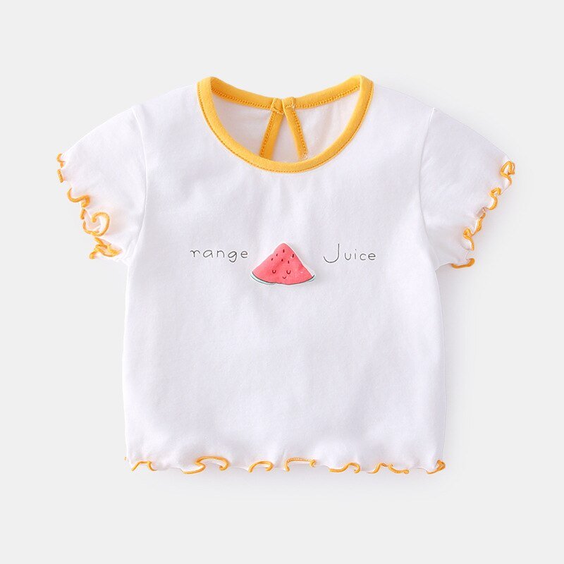 Camiseta Infantil Menina Verão - Tam: 1-3 Anos - Mãe Compra De Mãe