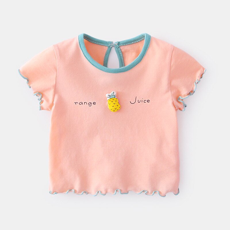 Camiseta Infantil Menina Verão - Tam: 1-3 Anos - Mãe Compra De Mãe