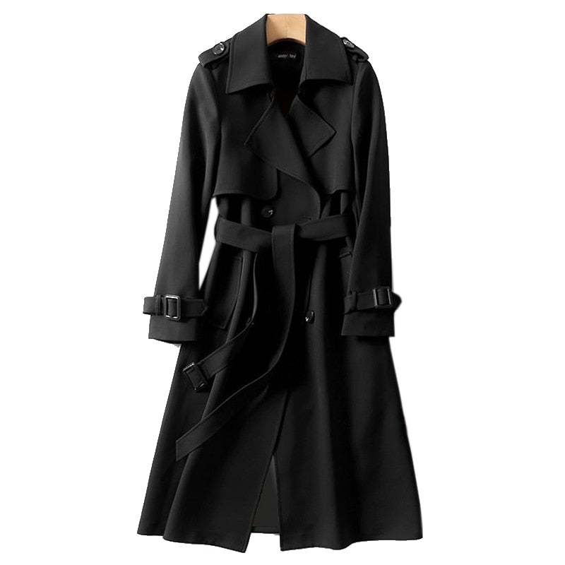 Casaco Trench Coat Feminino Comprido - Mãe Compra De Mãe