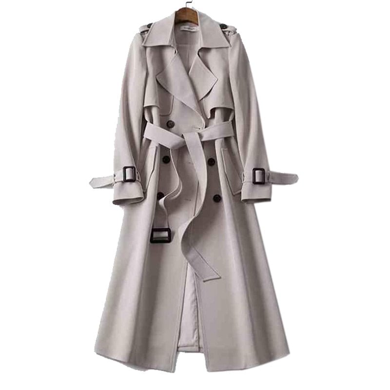 Casaco Trench Coat Feminino Comprido - Mãe Compra De Mãe