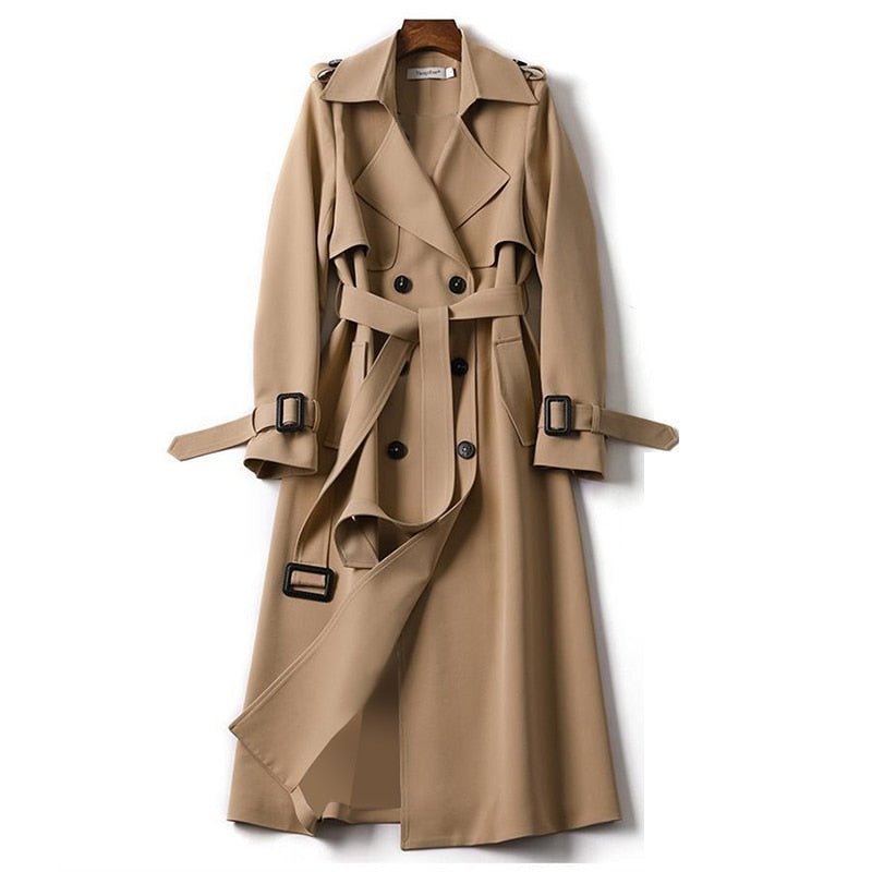 Casaco Trench Coat Feminino Comprido - Mãe Compra De Mãe