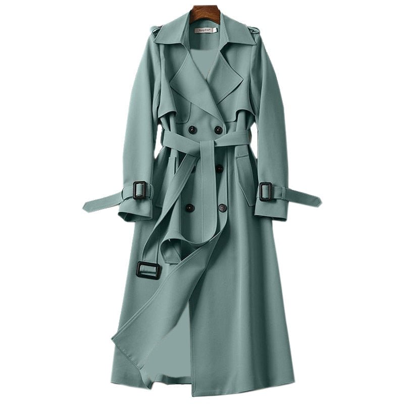 Casaco Trench Coat Feminino Comprido - Mãe Compra De Mãe