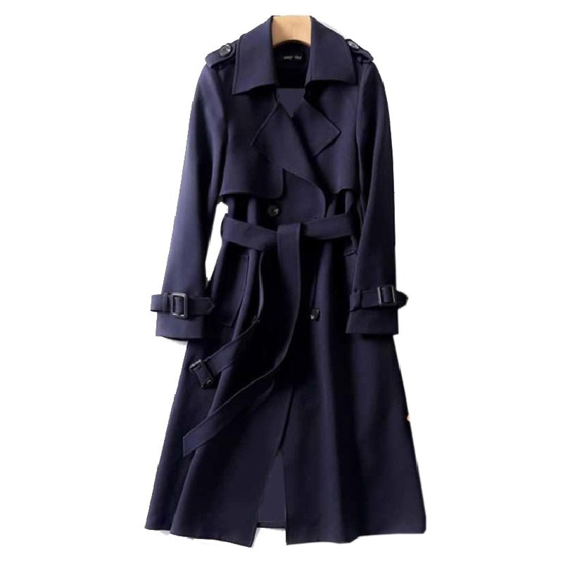 Casaco Trench Coat Feminino Comprido - Mãe Compra De Mãe