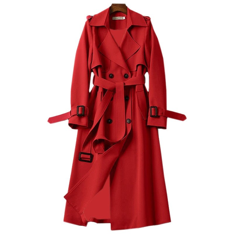 Casaco Trench Coat Feminino Comprido - Mãe Compra De Mãe