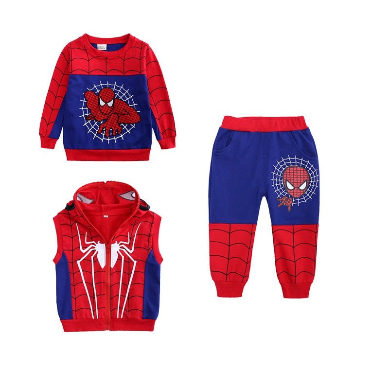 Cj Esportivo 3Pcs Homem Aranha - Tam: 9M a 7 Anos - Mãe Compra De Mãe