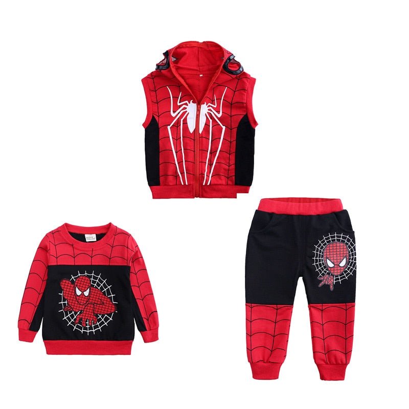 Cj Esportivo 3Pcs Homem Aranha - Tam: 9M a 7 Anos - Mãe Compra De Mãe