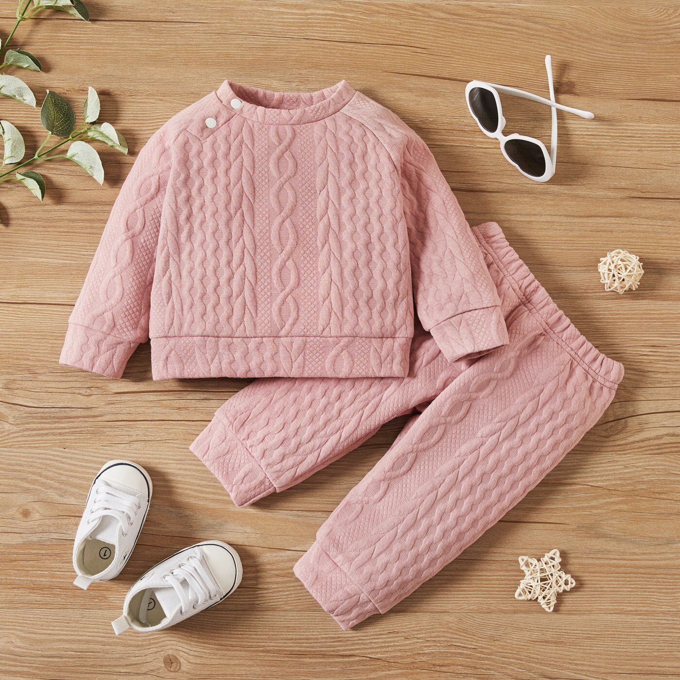 Conjunto (2pcs) Bebê #Toddlers Tam: RN-3 anos #Outono #Inverno - Mãe Compra De Mãe