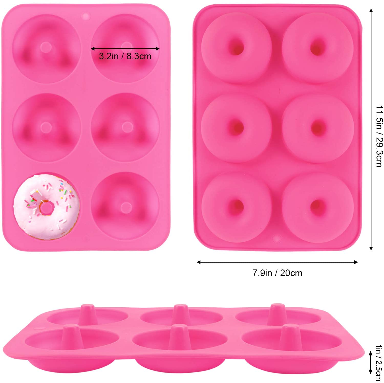 Forma de Silicone para Donuts - Mãe Compra De Mãe