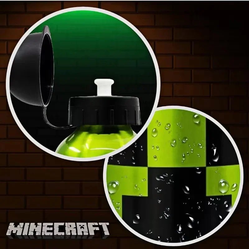 💦 Garrafinha de Água 🧱#Minecraft 400ml | Alumínio - Mãe Compra De Mãe