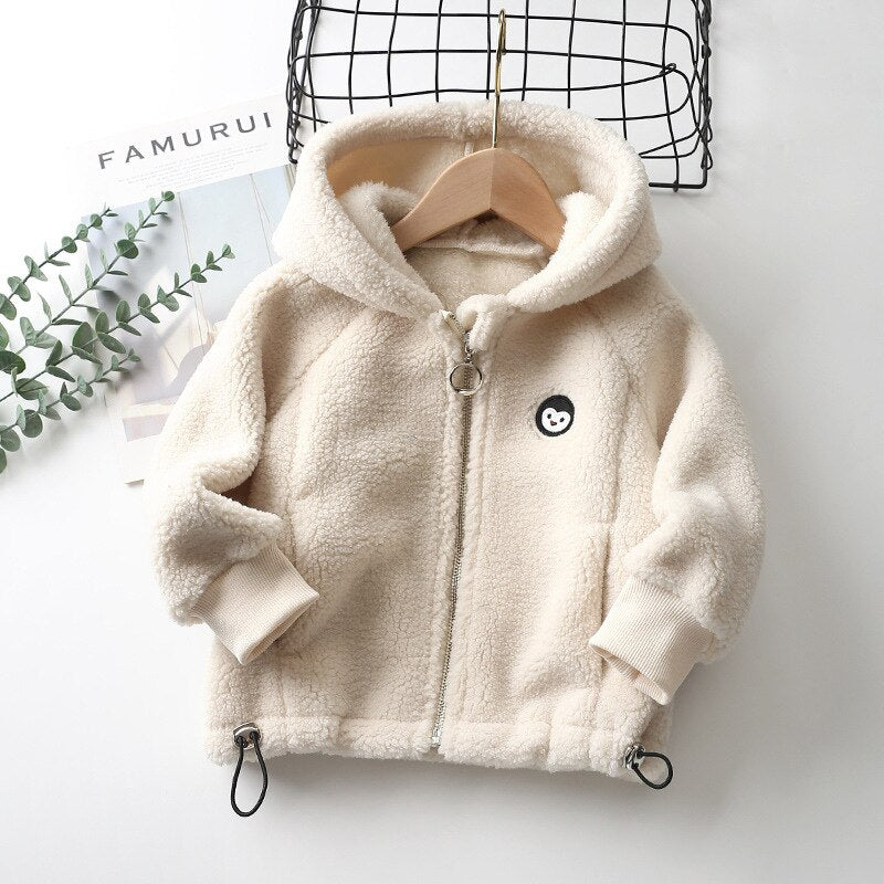 Jaqueta Infantil Fleece com Capuz #Hoodie - Mãe Compra De Mãe