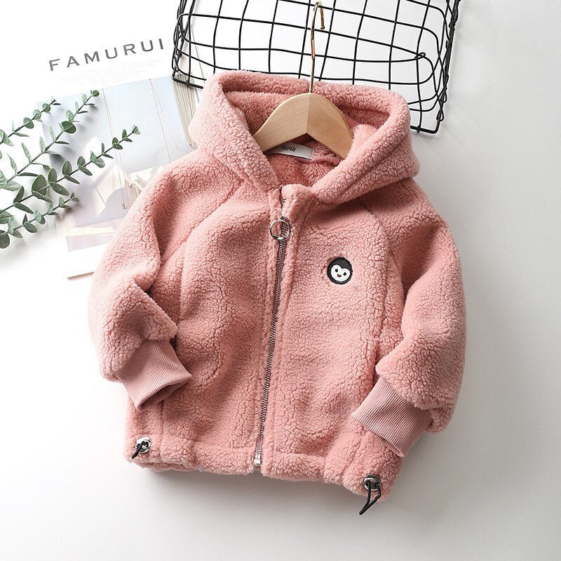 Jaqueta Infantil Fleece com Capuz #Hoodie - Mãe Compra De Mãe