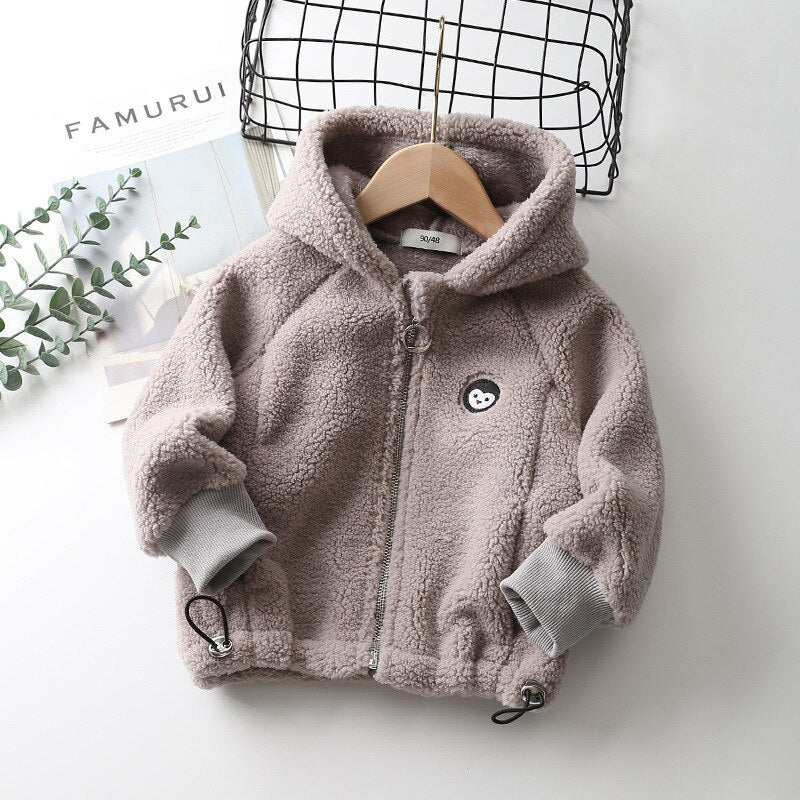 Jaqueta Infantil Fleece com Capuz #Hoodie - Mãe Compra De Mãe