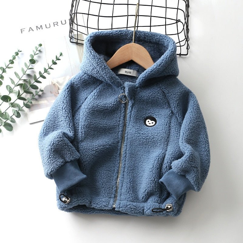 Jaqueta Infantil Fleece com Capuz #Hoodie - Mãe Compra De Mãe