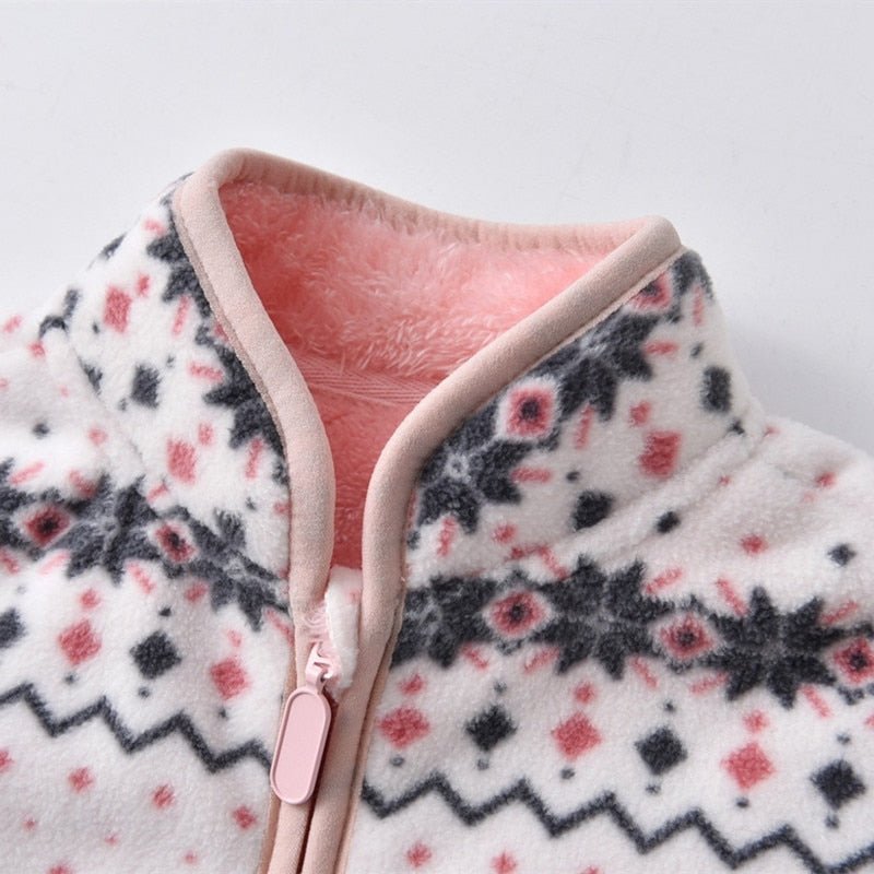 Jaqueta Infantil Snow #meninas Fleece - Mãe Compra De Mãe